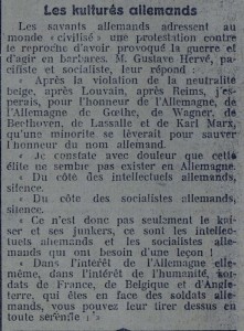 La Croix de la Corrèze, 18 octobre 1914. Archives municipales de Brive, 8 S 988.