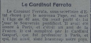 La Croix de la Corrèze, 18 octobre 1914. Archives municipales de Brive, 8 S 988.