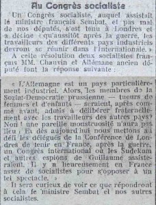 La Croix de la Corrèze, 21 février 1915. Archives municipales de Brive, 8 S 1007.