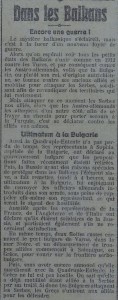 La Croix de la Corrèze, 10 octobre 1915. Archives municipales de Brive, 8 S 1041.